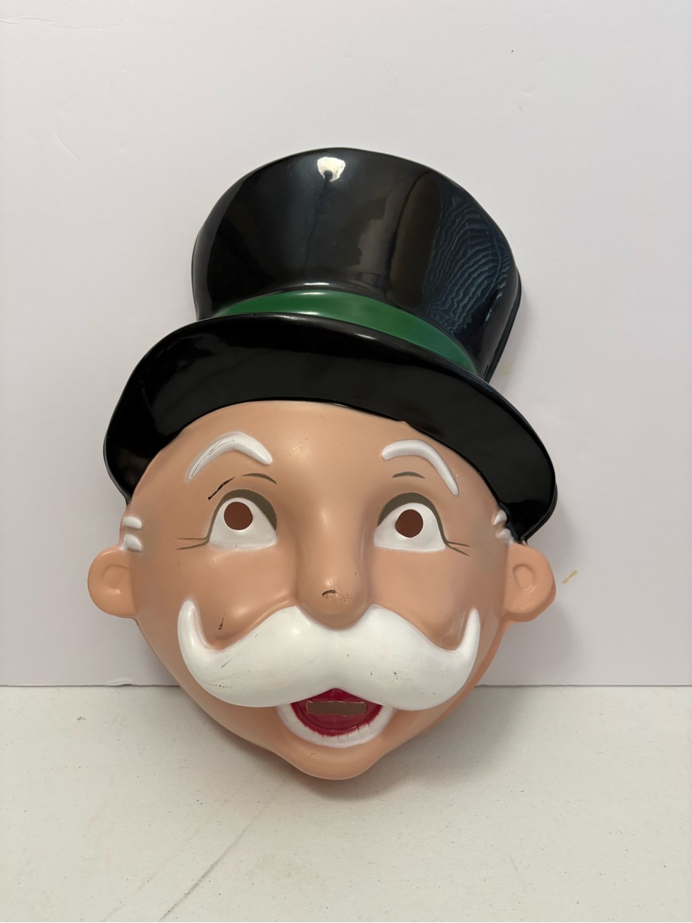 plastic Mr. Monopoly Rich Uncle Pennybags mask Halloween 2019 Hasbro Rare